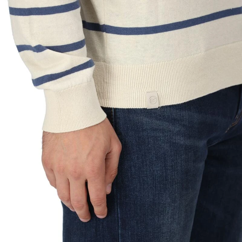 Regatta Pull CAUTLEY Homme (Blanc / Denim Foncé) 6 Regatta Pull CAUTLEY Homme (Blanc / Denim Foncé) – Image 4