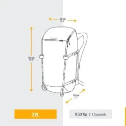 Simond Sac à Dos D'alpinisme 22 Litres - ALPINISM 22 NOIR -Promos Regatta || Quechua || Dare 2b Boutique sac a dos dalpinisme 22 litres alpinism 22 noir 2