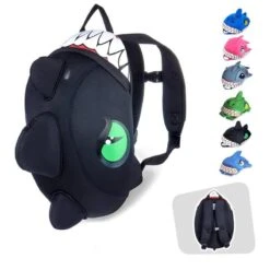 Sac à Dos Pour Enfants | Dragon Noir | Crazy Safety | Testé Et Certifié -Promos Regatta || Quechua || Dare 2b Boutique sac a dos pour enfants dragon noir crazy safety teste et certifie 3