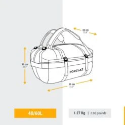 Sac De Transport De Trekking - 40 L à 60 L - DUFFEL 500 EXTEND -Promos Regatta || Quechua || Dare 2b Boutique sac de transport de trekking 40 l a 60 l duffel 500 extend 2