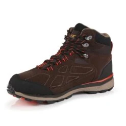 Regatta Samaris Homme Randonnée Chaussures - Marron / Orange -Promos Regatta || Quechua || Dare 2b Boutique samaris homme randonnee chaussures marron orange 2