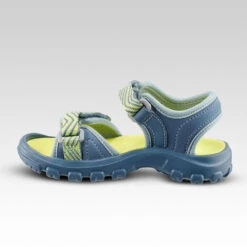 Quechua Sandales De Randonnée Enfant - MH100 KID Bleues Et Jaunes - 24 AU 31 -Promos Regatta || Quechua || Dare 2b Boutique sandales de randonnee enfant mh100 kid bleues et jaunes 24 au 31 3