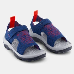 Quechua Sandales De Randonnée MH120 Bleue Foncé - Enfant - 28 AU 39 -Promos Regatta || Quechua || Dare 2b Boutique sandales de randonnee mh120 bleue fonce enfant 28 au 39 3