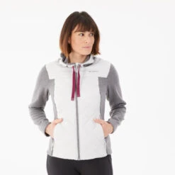 Quechua Sweat à Capuche De Randonnée - NH100 Hybrid - Femme -Promos Regatta || Quechua || Dare 2b Boutique sweat a capuche de randonnee nh100 hybrid femme 3