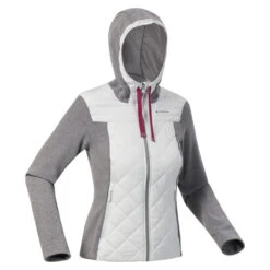 Quechua Sweat à Capuche De Randonnée - NH100 Hybrid - Femme -Promos Regatta || Quechua || Dare 2b Boutique sweat a capuche de randonnee nh100 hybrid femme 4