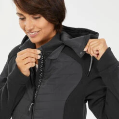 Quechua Sweat à Capuche De Randonnée - NH500 Hybrid - Femme -Promos Regatta || Quechua || Dare 2b Boutique sweat a capuche de randonnee nh500 hybrid femme 3