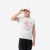 Quechua T-Shirt De Randonnée - MH100 BEIGE - Enfant 7-15 Ans -Promos Regatta || Quechua || Dare 2b Boutique t shirt de randonnee mh100 beige enfant 7 15 ans