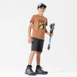 Quechua T-Shirt De Randonnée - MH100 Marron - Enfant 7-15 Ans 9 Quechua T-Shirt De Randonnée - MH100 Marron - Enfant 7-15 Ans -Promos Regatta || Quechua || Dare 2b Boutique t shirt de randonnee mh100 marron enfant 7 15 ans 1