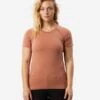 T-shirt De Trek Seamless Manches Courtes En Laine Mérinos - Femme - MT900 -Promos Regatta || Quechua || Dare 2b Boutique t shirt de trek seamless manches courtes en laine merinos femme mt900