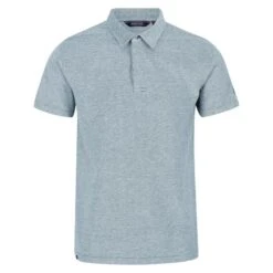 Regatta Thiago Polo De Marche à Manches Courtes Pour Homme - Bleu Clair -Promos Regatta || Quechua || Dare 2b Boutique thiago polo de marche a manches courtes pour homme bleu clair 2