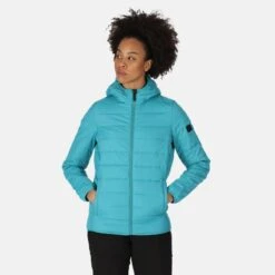 Regatta Veste à Capuche Femme Matelassée Isolante HELFA -Promos Regatta || Quechua || Dare 2b Boutique veste a capuche femme matelassee isolante helfa 4