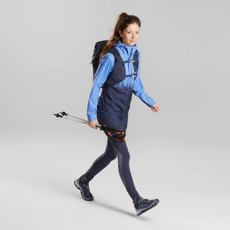 Quechua Veste De Randonnée Rapide Femme FH 900 Hybrid Bleu Gris 7 Quechua Veste De Randonnée Rapide Femme FH 900 Hybrid Bleu Gris – Image 5