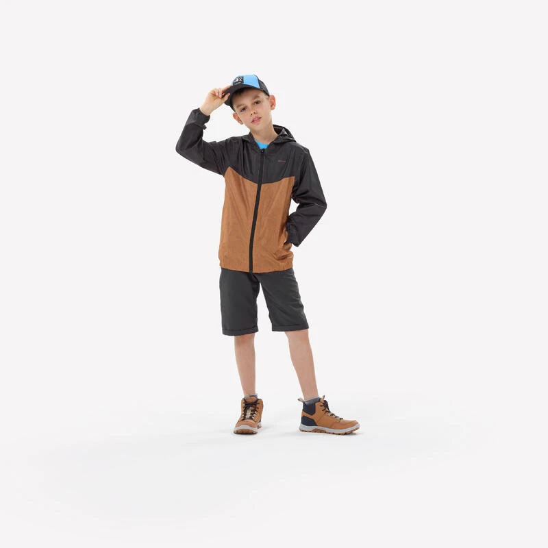 Quechua Veste Imperméable De Randonnée - MH100 Zip - Enfant 7-15 Ans 4 Quechua Veste Imperméable De Randonnée - MH100 Zip - Enfant 7-15 Ans – Image 2