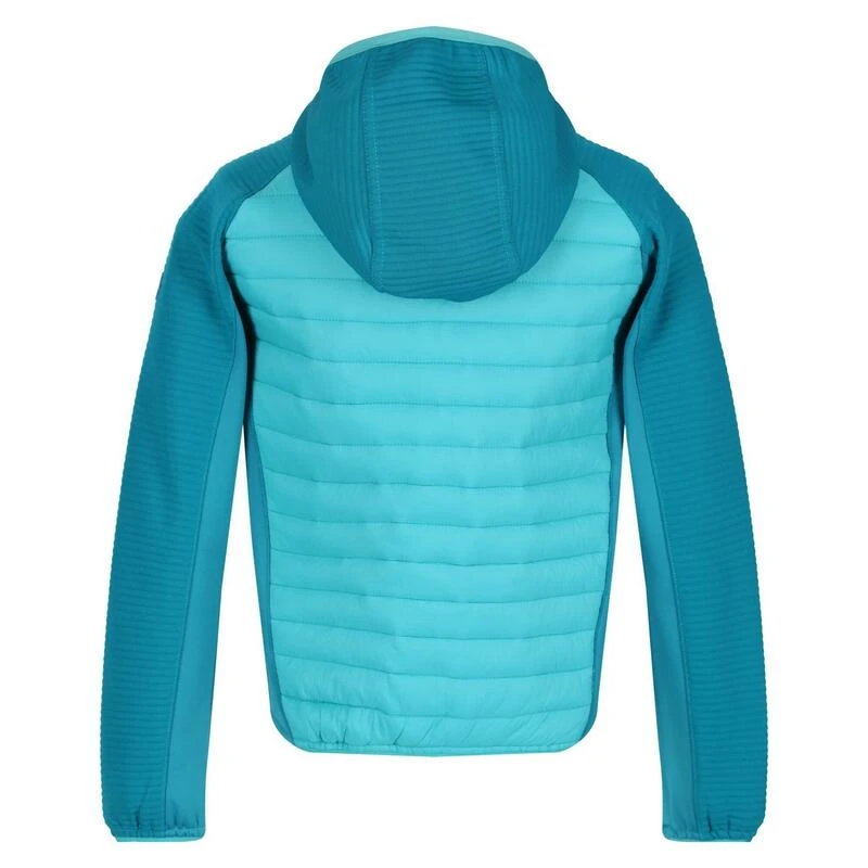 Regatta Veste Isolée KIELDER Enfant (Turquoise Vif / Turquoise Clair) 4 Regatta Veste Isolée KIELDER Enfant (Turquoise Vif / Turquoise Clair) – Image 2