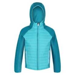 Regatta Veste Isolée KIELDER Enfant (Turquoise Vif / Turquoise Clair)