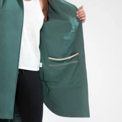 Quechua Veste Longue Imperméable De Randonnée - Raincut Long Series - Femme -Promos Regatta || Quechua || Dare 2b Boutique veste longue impermeable de randonnee raincut long series femme 7