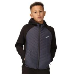 Regatta Veste Matelassée KIELDER HYBRID Enfant (Noir / Gris Phoque) 10 Regatta Veste Matelassée KIELDER HYBRID Enfant (Noir / Gris Phoque) -Promos Regatta || Quechua || Dare 2b Boutique veste matelassee kielder hybrid enfant noir gris phoque 3