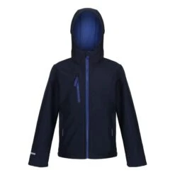 Regatta Veste Softshell ABLAZE Enfant (Bleu Marine / Bleu Roi)