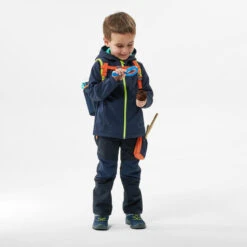 Quechua Veste Softshell De Randonnée - MH550 Bleu Marine - Enfant 2 - 6 Ans -Promos Regatta || Quechua || Dare 2b Boutique veste softshell de randonnee mh550 bleu marine enfant 2 6 ans 1