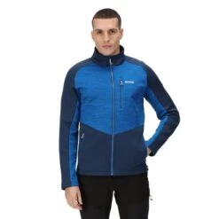 Regatta Veste Softshell FARSON Homme (Bleu Amiral / Bleu Clair) -Promos Regatta || Quechua || Dare 2b Boutique veste softshell farson homme bleu amiral bleu clair 2