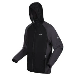Regatta Veste Softshell HIGHTON LITE HYBRID Homme (Noir / Gris Phoque) -Promos Regatta || Quechua || Dare 2b Boutique veste softshell highton lite hybrid homme noir gris phoque 2