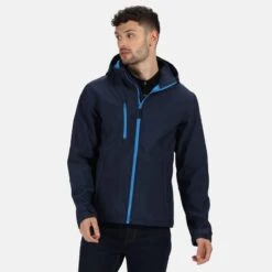Regatta Veste Softshell VENTURER Homme (Bleu Marine/bleu) -Promos Regatta || Quechua || Dare 2b Boutique veste softshell venturer homme bleu marinebleu 2