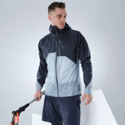 Quechua Veste Ultra Légère De Randonnée Rapide FH 900 Homme Bleu Grise. -Promos Regatta || Quechua || Dare 2b Boutique veste ultra legere de randonnee rapide fh 900 homme bleu grise 2
