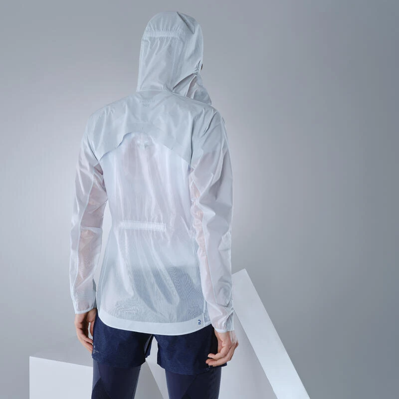 Quechua Veste Ultra Légère Hybride De Randonnée Rapide FH900 Femme Grise. 8 Quechua Veste Ultra Légère Hybride De Randonnée Rapide FH900 Femme Grise. – Image 6